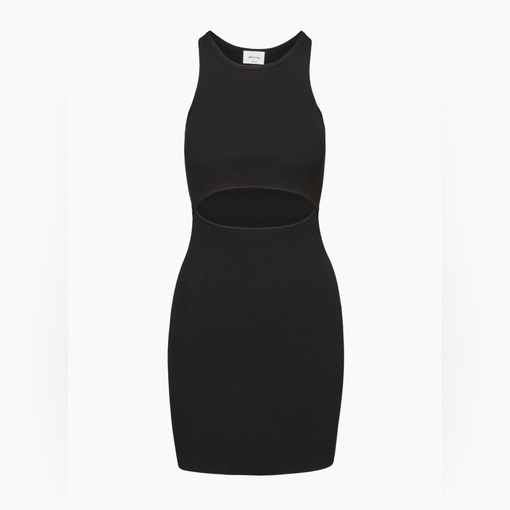 NWT Aritzia Cut- Out Knit Tank Mini Dress